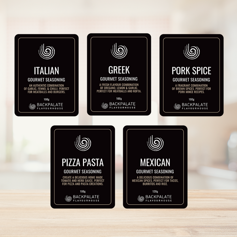 GOURMET SEASONINGS: Meatballs, Burgers, Pies, Tacos, Pizza &amp; Pasta