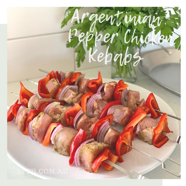 Backpalate Flavour House Argentinian Pepper Chicken Kebabs